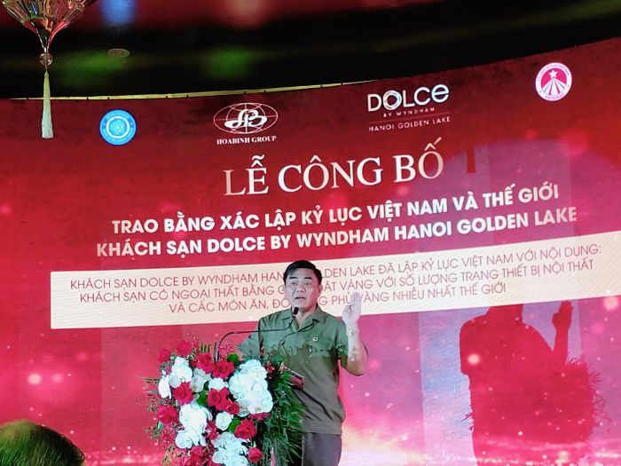 Ông Nguyễn Hữu Đường - Tổng Giám đốc Công ty TNHH Hòa Bình phát biểu