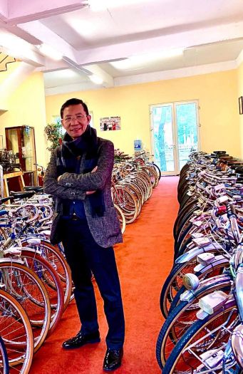 Bộ sưu tập xe đạp Peugoet của KLG Đào Xuân Tình.