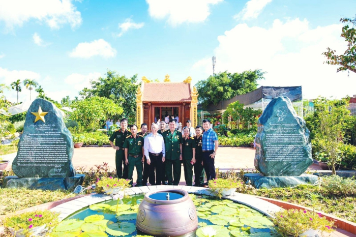 Vườn Kỷ vật Đại tướng Võ Nguyên Giáp trong khuôn viên KCN