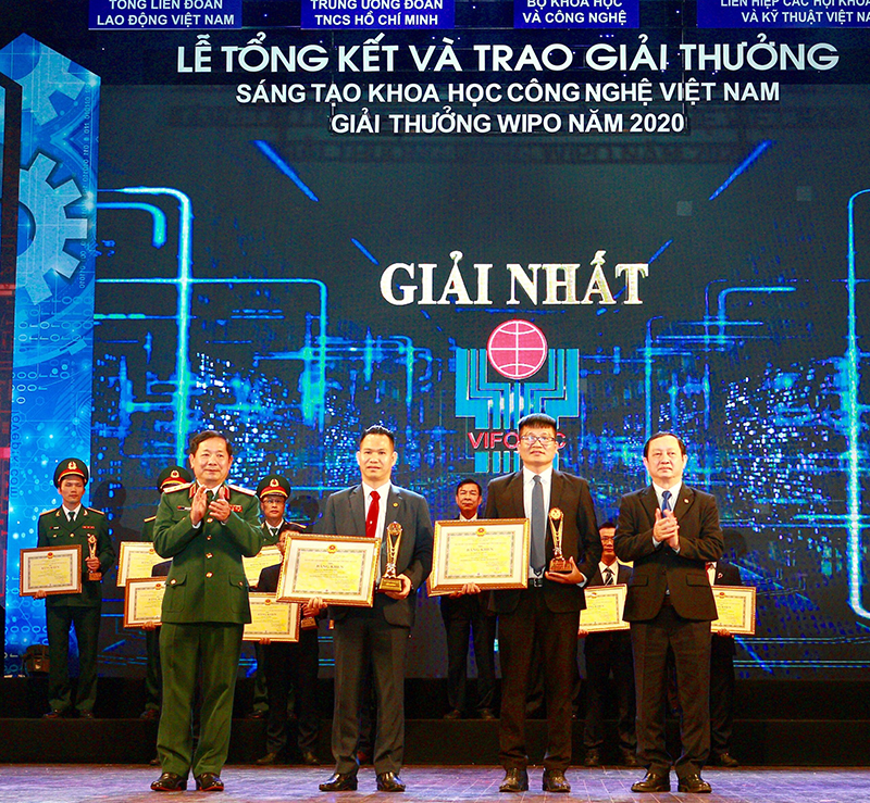 Công ty CP Gạch ngói Đất Việt nhận giải nhất Cuộc thi sáng tạo KH&CN Việt Nam năm 2020.