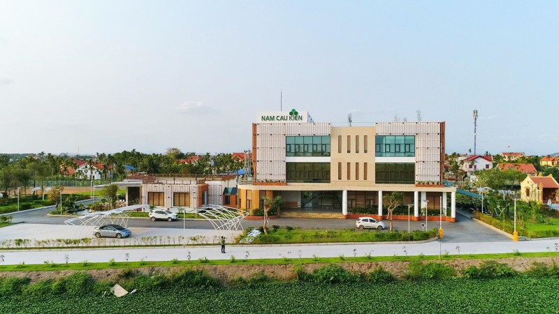 Trụ sở Công ty CP Shinec nằm trong KCN sinh thái Nam Cầu Kiền.