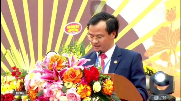 Ông Hoàng Thái Tuấn Anh – Tổng thư ký Tổ chức Kỷ lục Đông Dương, Trưởng đại diện văn phòng Kỷ lục Việt Nam tại miền Bắc công bố quyết định xác lập Kỷ lục tại sự kiện.