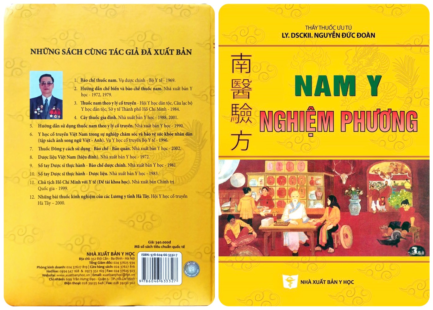 Cuốn sách "Nam y Nghiệm phương" của Thầy thuốc ưu tú,DSCKII, Lương y Nguyễn Đức Đoàn.