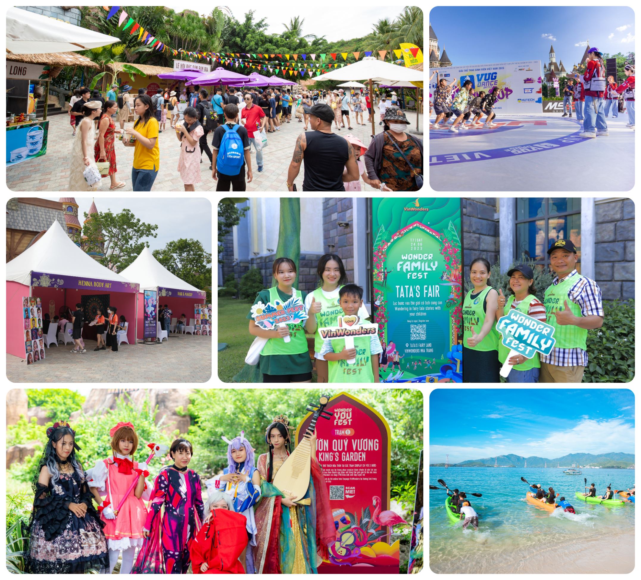 Rất nhiều các hoạt động văn hóa, giải trí và ẩm thực phù hợp với mọi lứa tuổi diễn ra tại Lễ hội biển quốc tế WonderFest 2023 giúp cả gia đình có thể tận hưởng mùa hè trọn vẹn.