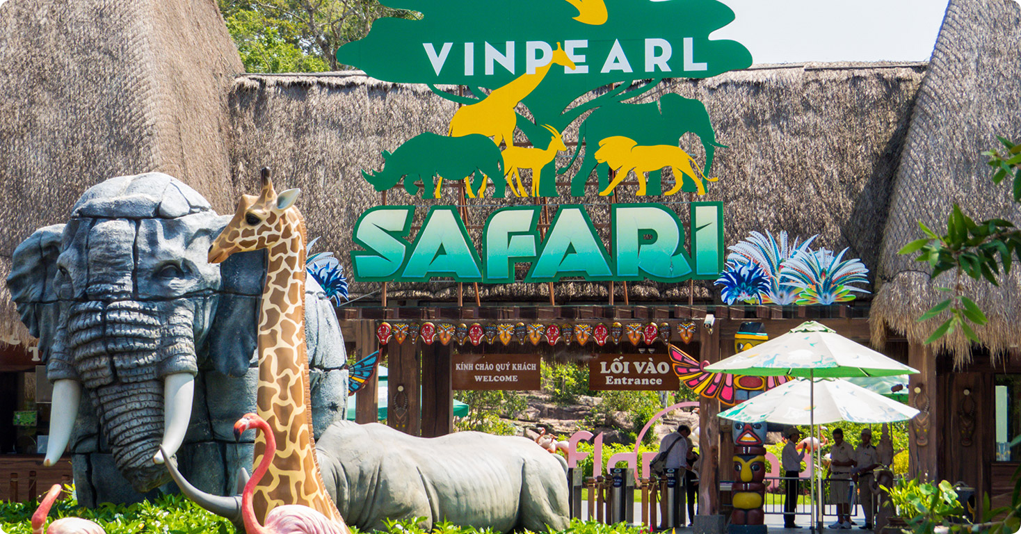 Vinpearl Safari Phú Quốc – Thiên đường thế giới động vật bán hoang dã.