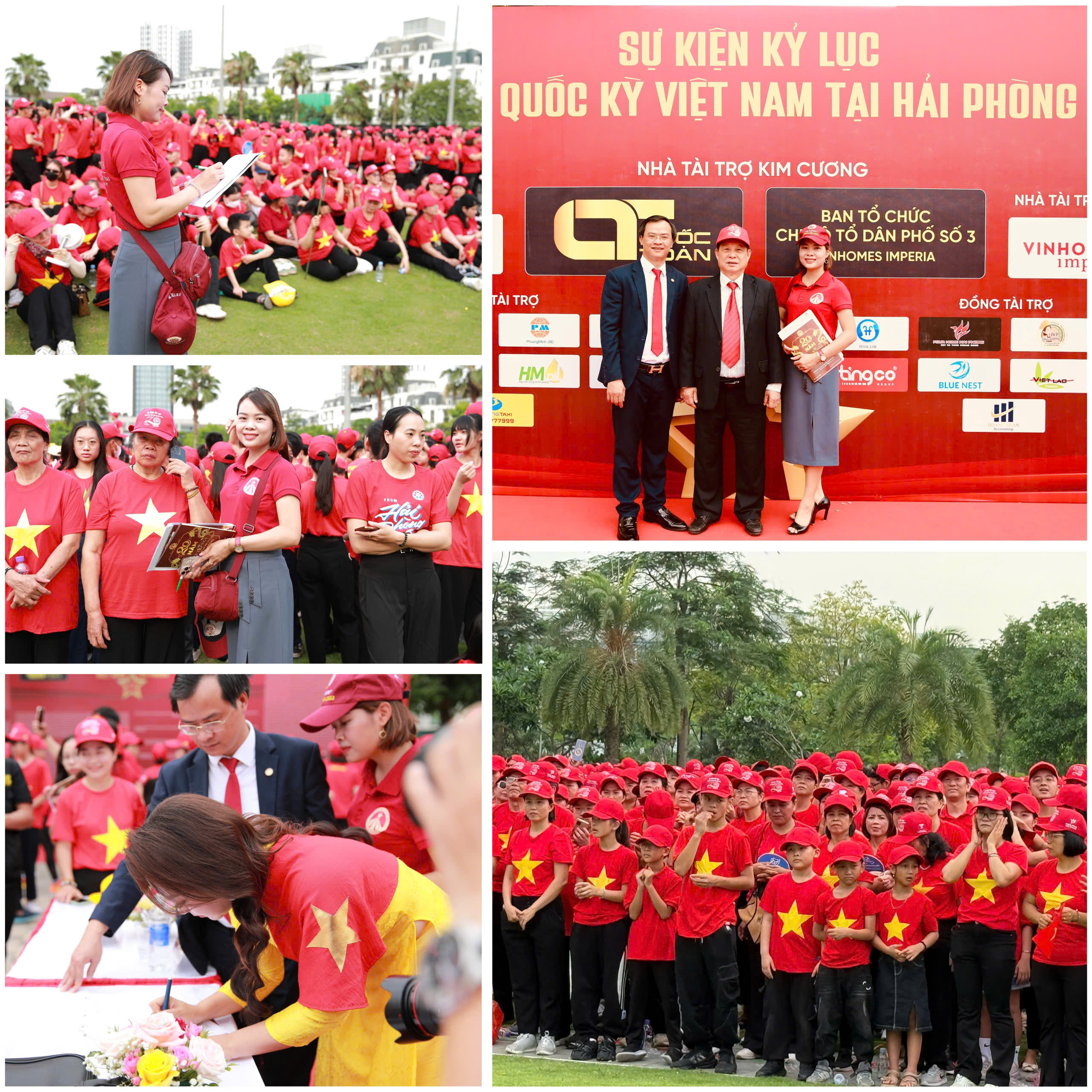 Đại diện của Tổ chức Kỷ lục Việt Nam - VietkKings có mặt và tiến hành công tác thẩm định số lượng người tham gia tại sự kiện.