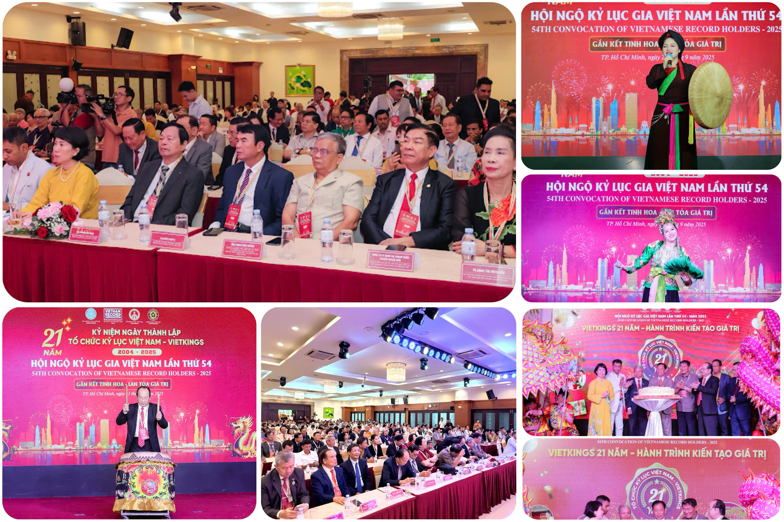 Toàn cảnh sự kiện Hội ngộ Kỷ lục gia Việt Nam lần thứ 54 với chủ đề "Gắn kết tinh hoa - Lan tỏa giá trị"